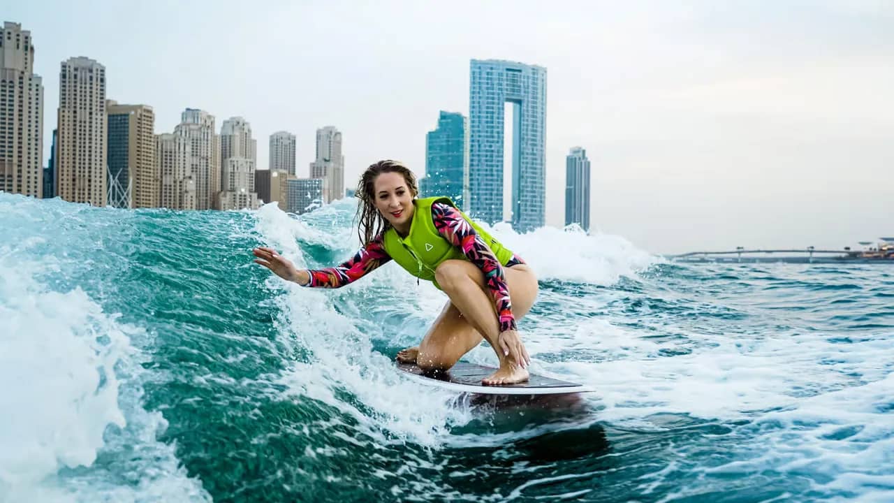 Wakesurfing from Dubai Marina: Experience Dubai, United Arab Emirates