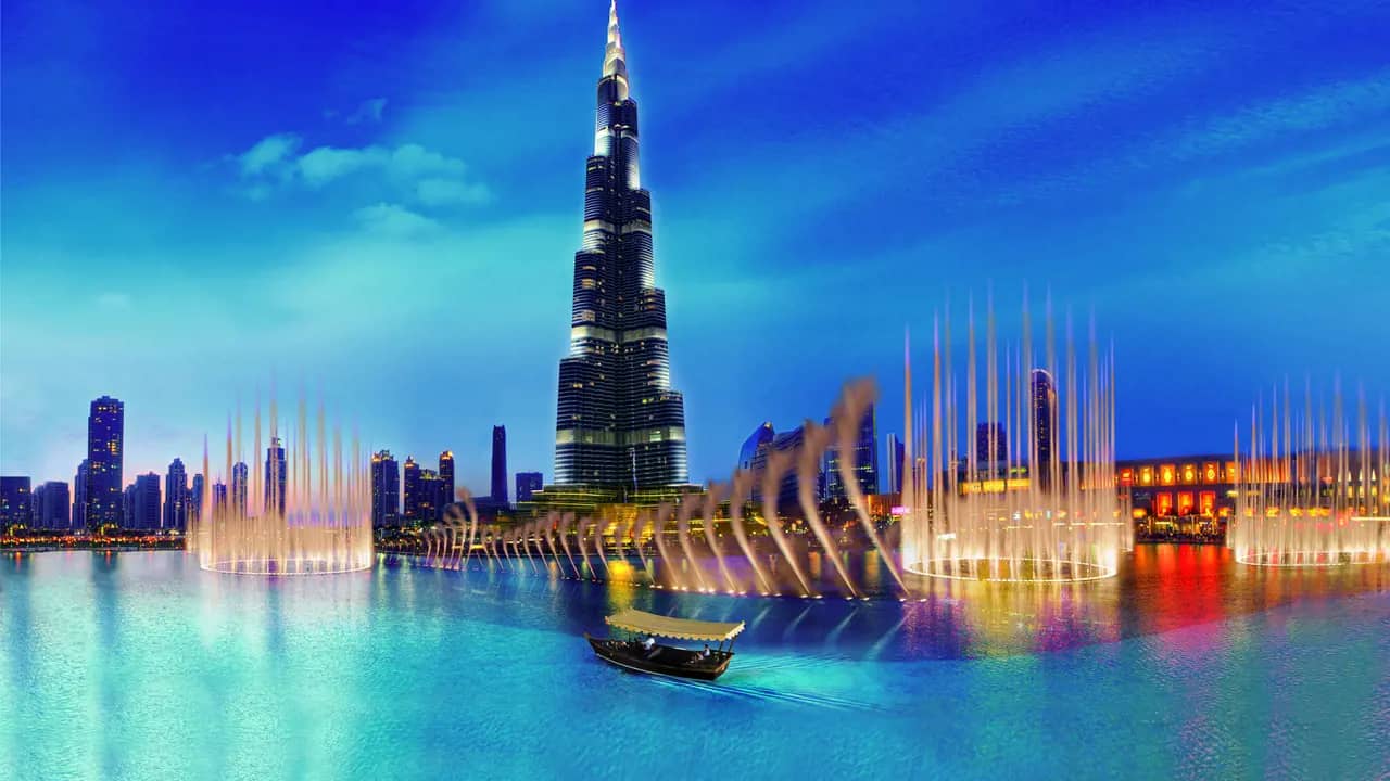 Dubai Mall Fountain & Lake Ride: Experience Dubai, United Arab Emirates
